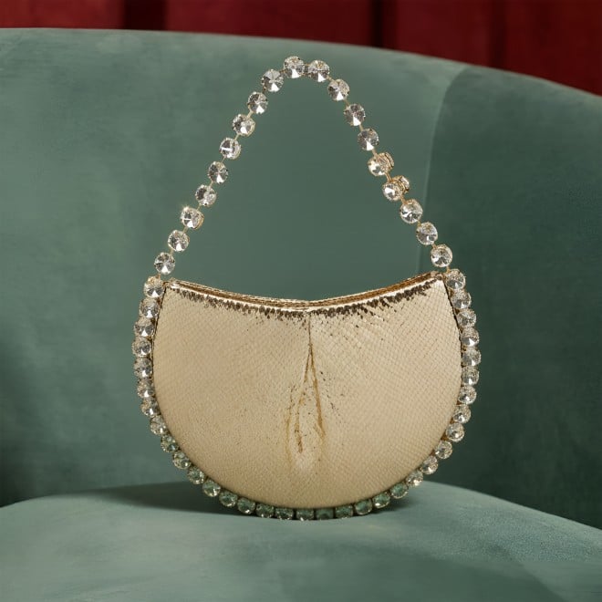 Cheemo Women Gold Evening Bag (SKU: 77-279-15-10)