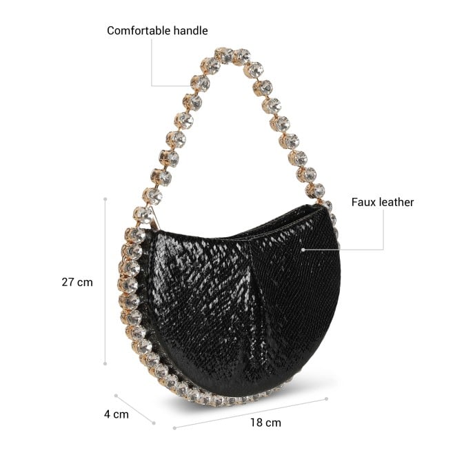 Cheemo Women Black Evening Bag (SKU: 77-279-11-10)