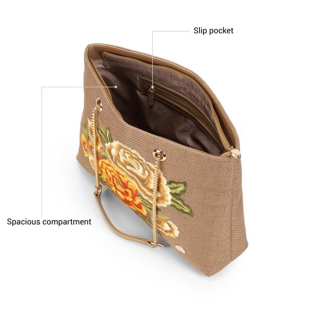 Cheemo Women Antic-gold Shoulder Bag (SKU: 77-280-28-10)