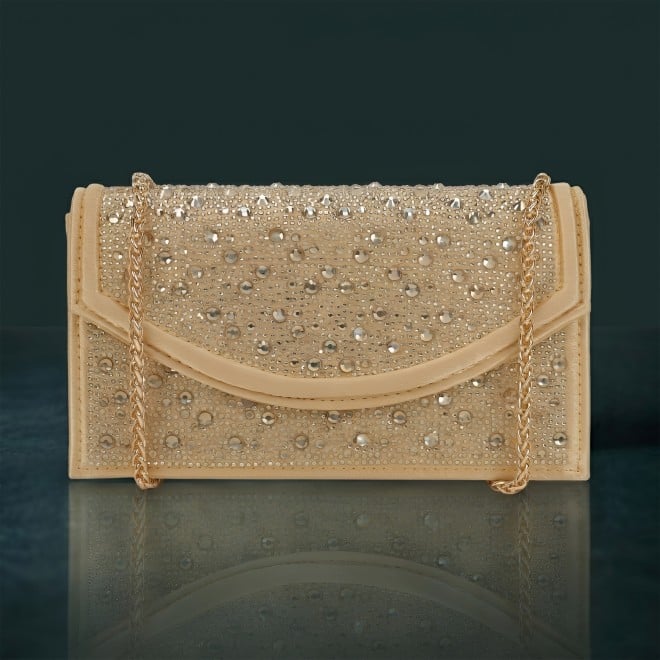 Cheemo Women Gold Evening Bag (SKU: 77-285-15-10)