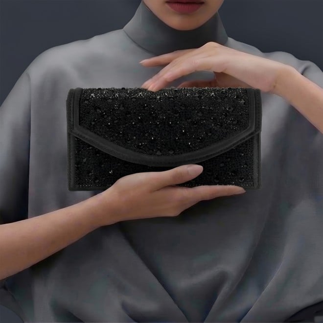 Cheemo Women Black Evening Bag (SKU: 77-285-11-10)