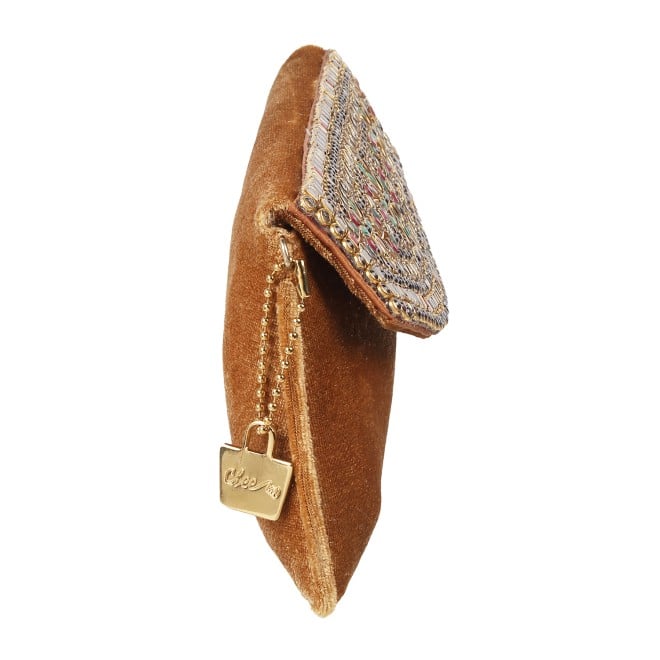 Cheemo Women Antic-gold Clutch (SKU: 77-49-28-10)