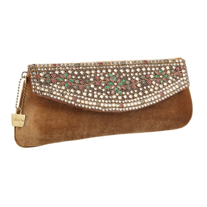 Cheemo Women Antic-gold Clutch (SKU: 77-49-28-10)