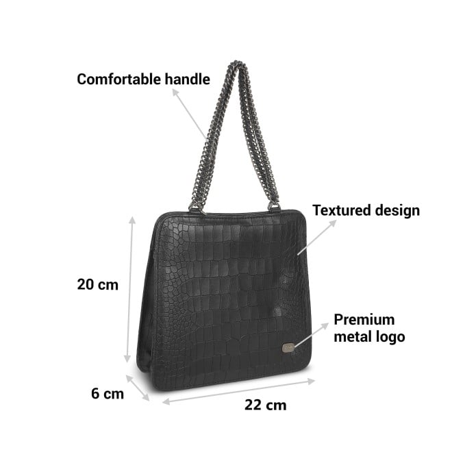 Cheemo Women Black Shoulder Bag (SKU: 77-53-11-10)