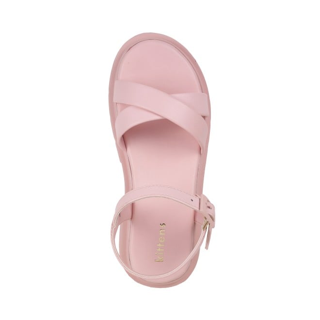 Kittens Girls Peach Casual Sandals (SKU: 78-1-80-30)