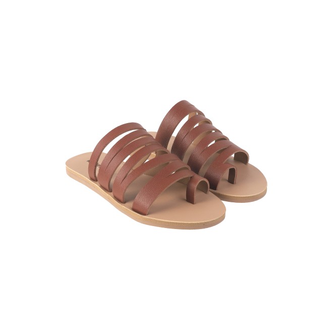 Kittens Girls Tan Casual Slippers (SKU: 78-12-23-31)