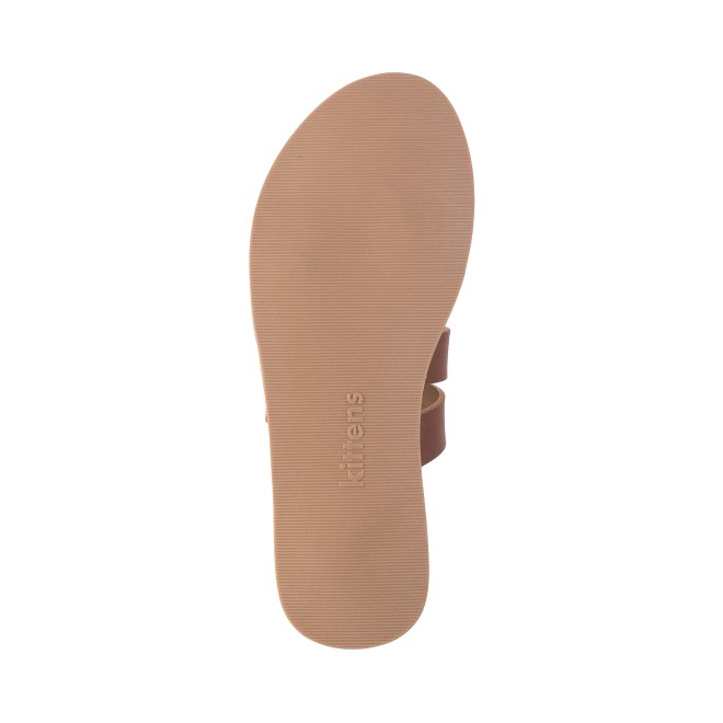 Kittens Girls Tan Casual Slippers (SKU: 78-12-23-31)