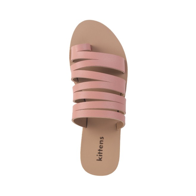 Kittens Girls Peach Casual Slippers (SKU: 78-12-80-36)