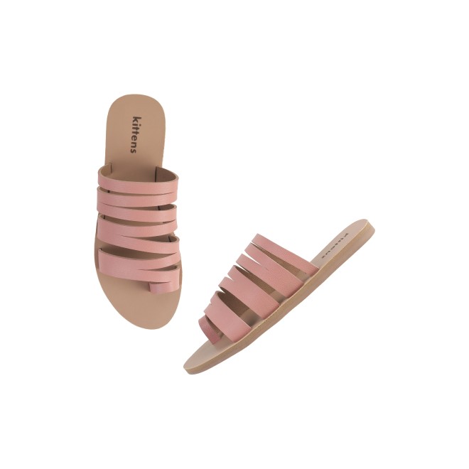 Kittens Girls Peach Casual Slippers (SKU: 78-12-80-36)