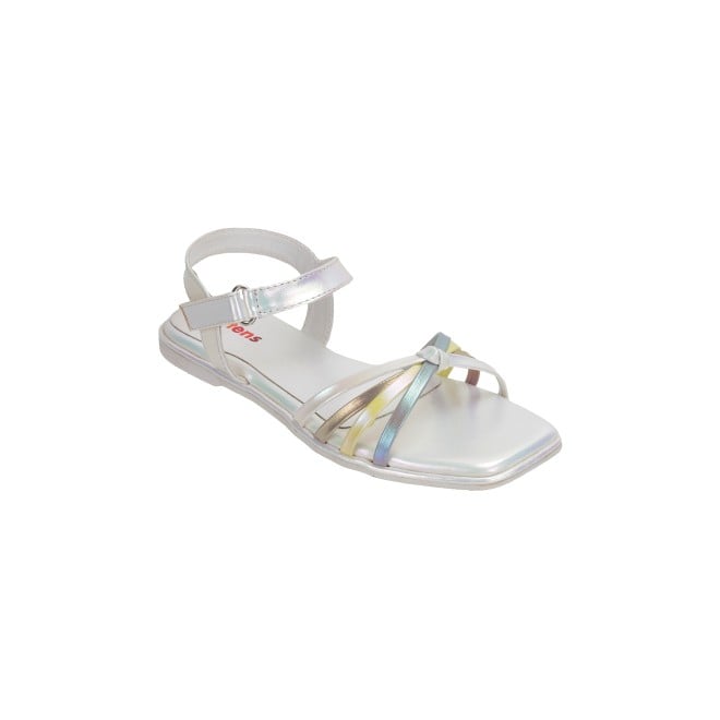 Kittens Girls White Casual Sandals