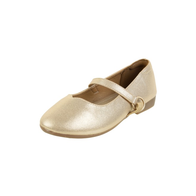 Kittens Girls Gold Casual Ballerinas (SKU: 78-33-15-30)