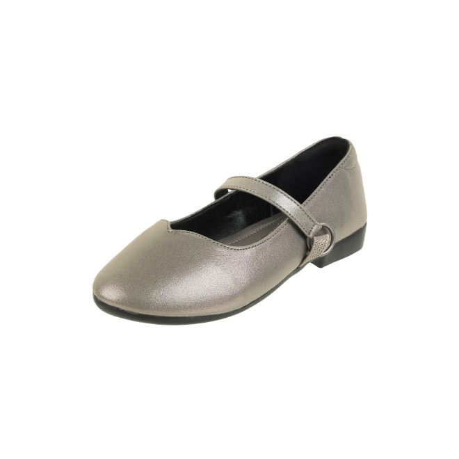 Kittens Girls Gun-metal Casual Ballerinas (SKU: 78-33-29-30)