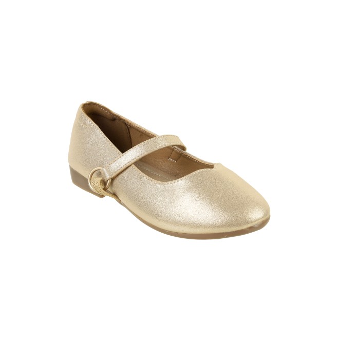 Kittens Girls Gold Casual Ballerinas (SKU: 78-33-15-30)