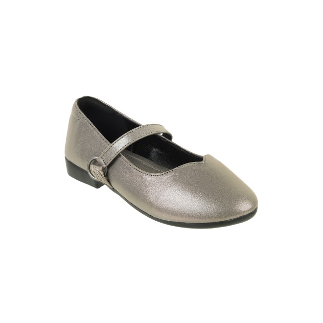 Kittens Girls Gun-metal Casual Ballerinas (SKU: 78-33-29-30)