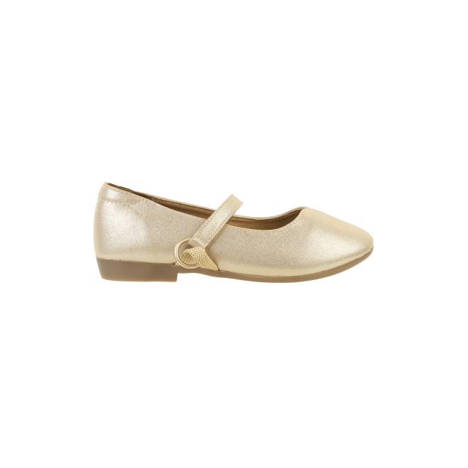Kittens Girls Gold Casual Ballerinas (SKU: 78-33-15-30)