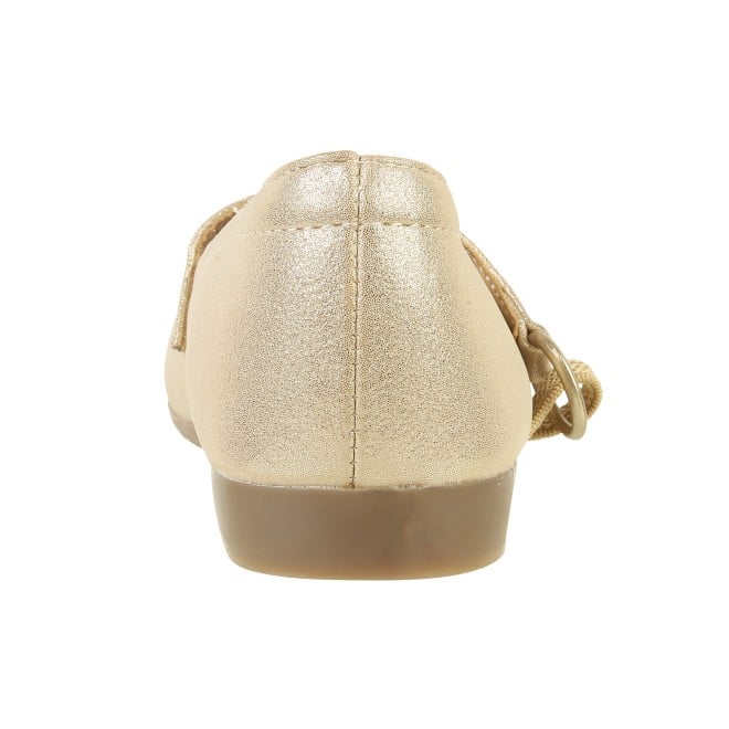 Kittens Girls Gold Casual Ballerinas (SKU: 78-33-15-30)