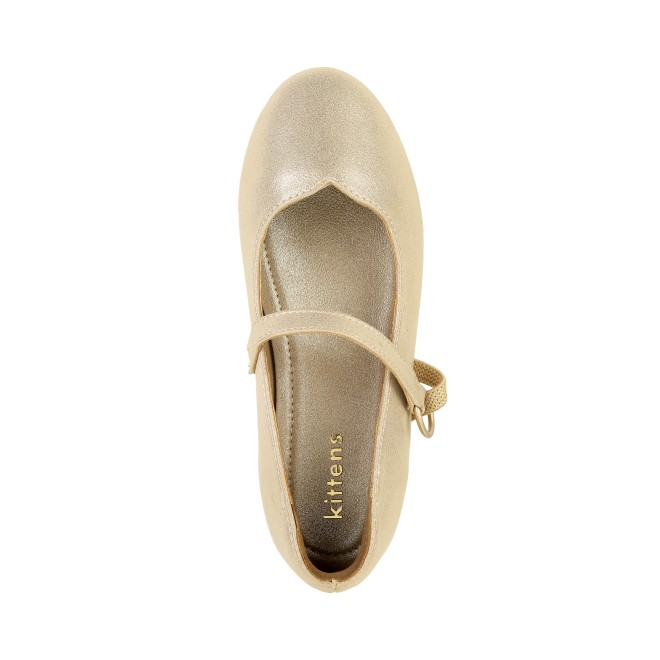 Kittens Girls Gold Casual Ballerinas (SKU: 78-33-15-30)