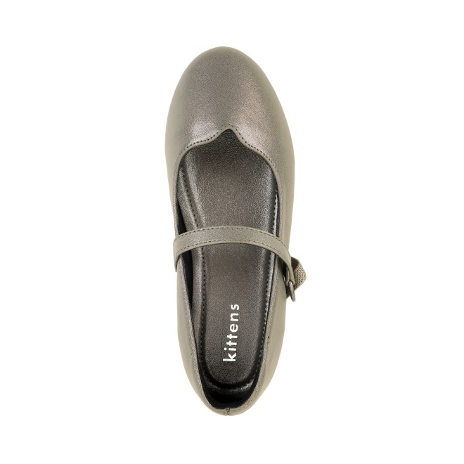 Kittens Girls Gun-metal Casual Ballerinas (SKU: 78-33-29-30)