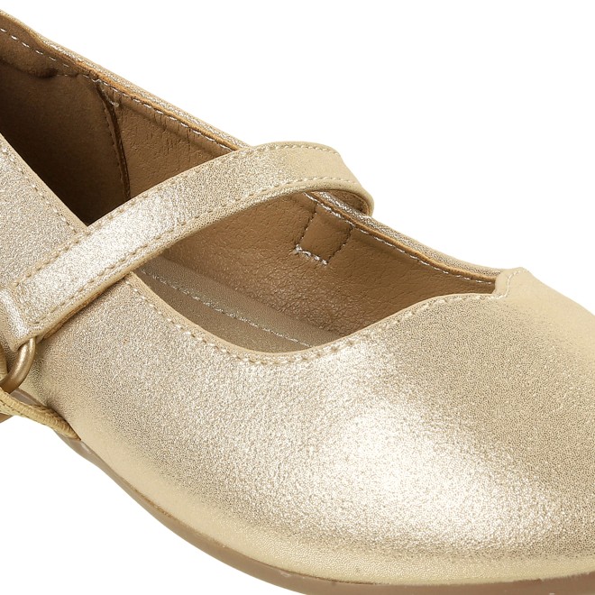 Kittens Girls Gold Casual Ballerinas (SKU: 78-33-15-30)