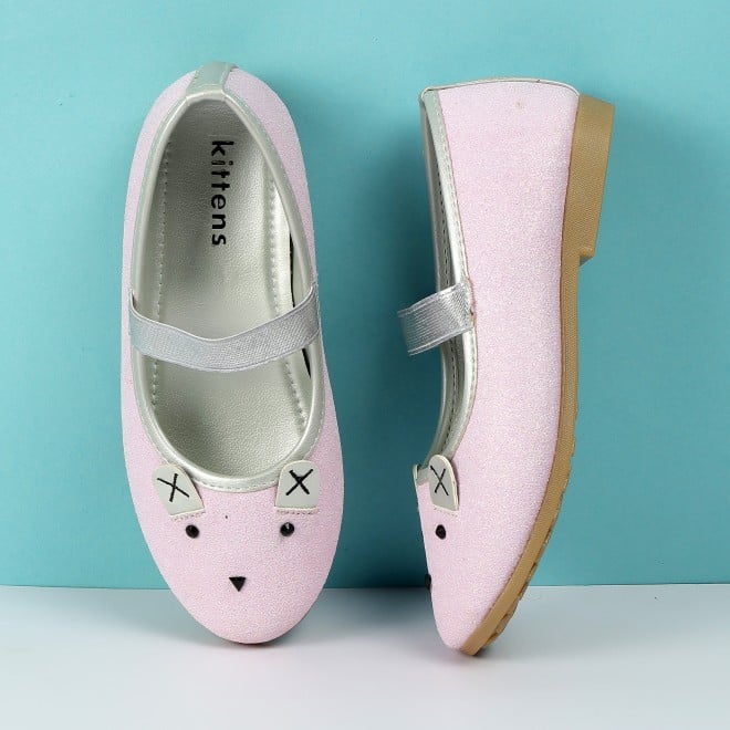 Kittens Girls Purple Casual Ballerinas