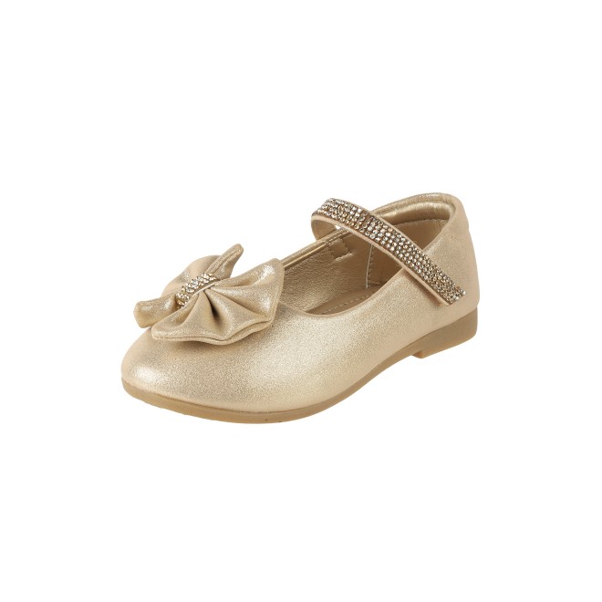 Kittens Girls Gold Casual Ballerinas (SKU: 78-36-15-25)