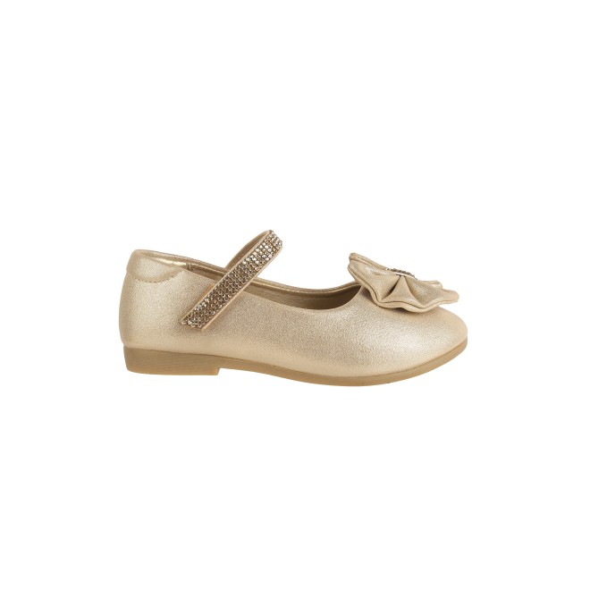 Kittens Girls Gold Casual Ballerinas (SKU: 78-36-15-25)