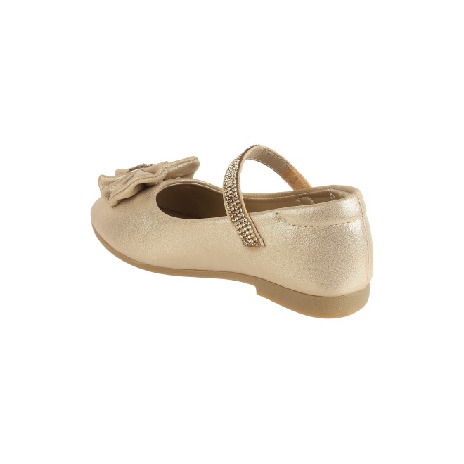 Kittens Girls Gold Casual Ballerinas (SKU: 78-36-15-25)