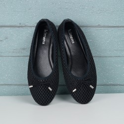 Girls Black Casual Ballerinas