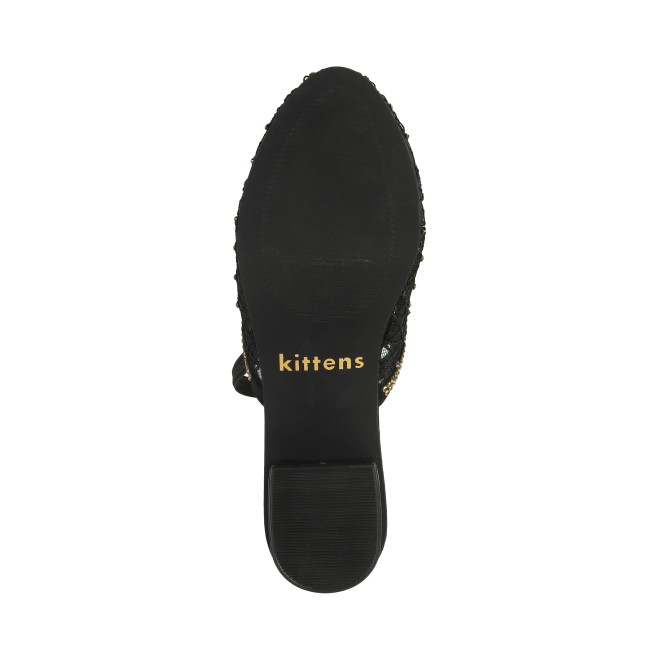 Kittens Girls Black Casual Sandals (SKU: 78-40-11-30)