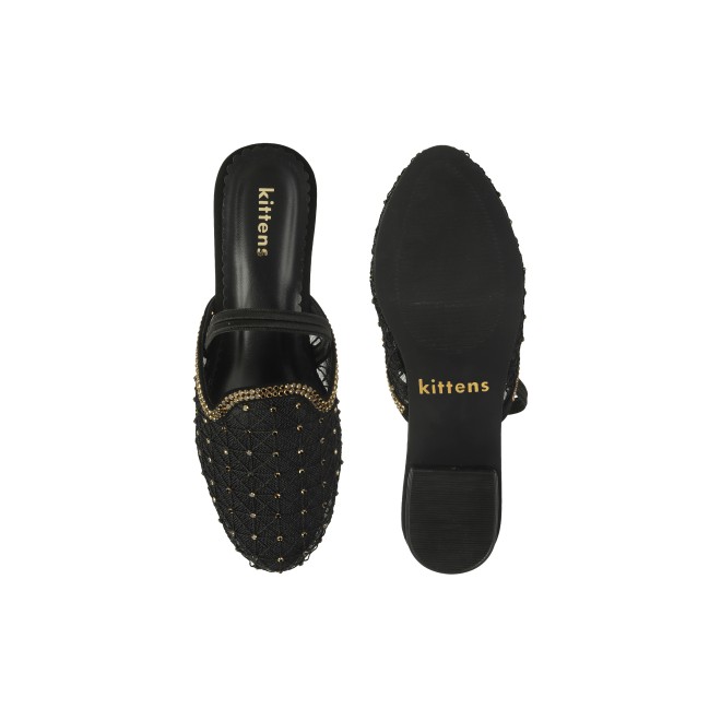 Kittens Girls Black Casual Sandals (SKU: 78-40-11-30)