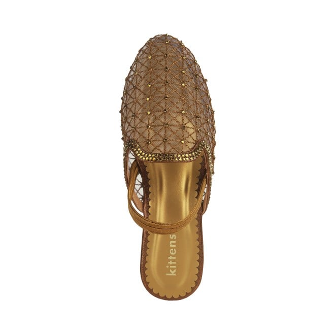 Kittens Girls Antic-gold Casual Sandals (SKU: 78-40-28-30)