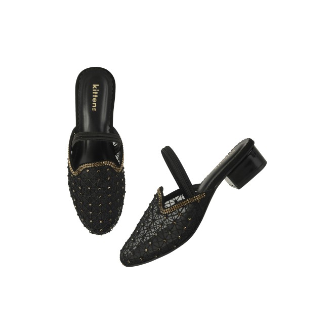 Kittens Girls Black Casual Sandals (SKU: 78-40-11-30)