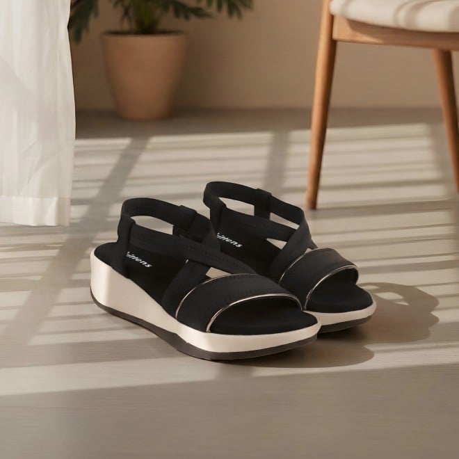 Kittens Girls Black Casual Sandals (SKU: 78-43-11-31)
