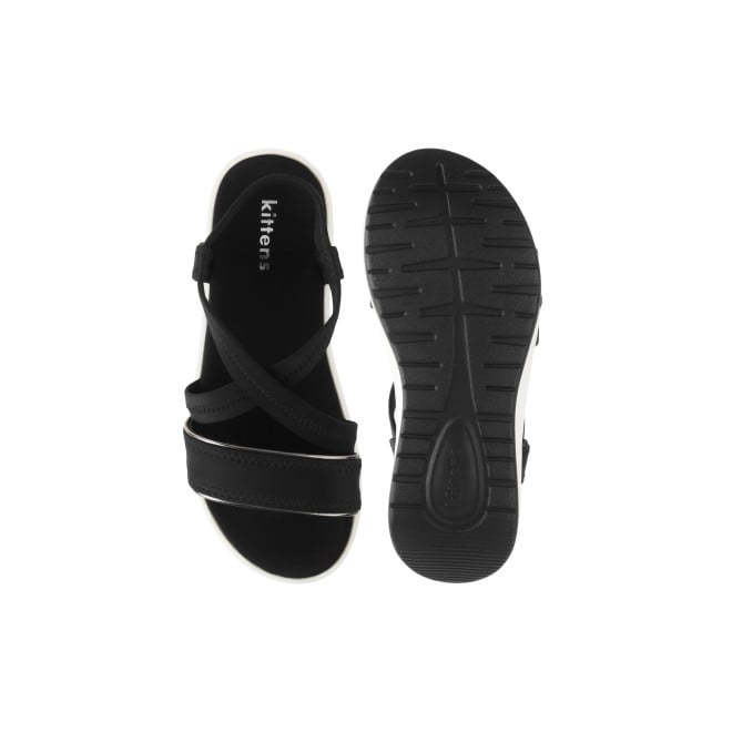 Kittens Girls Black Casual Sandals (SKU: 78-43-11-31)