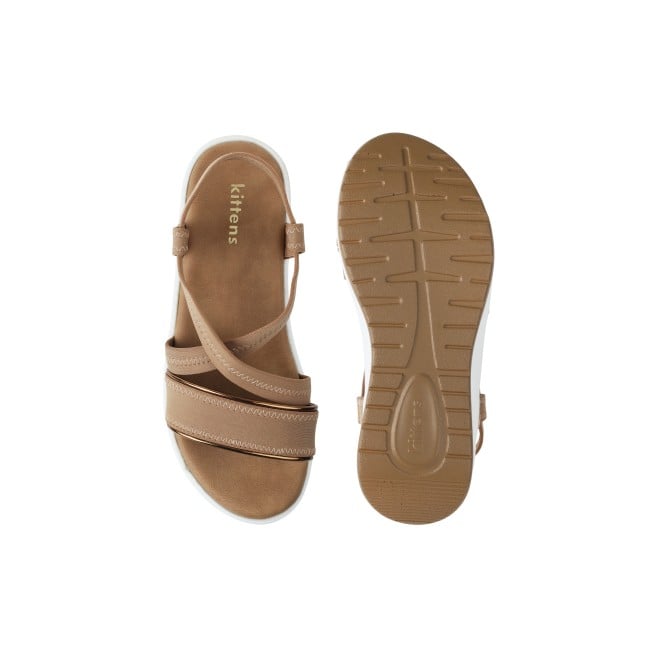 Kittens Girls Beige Casual Sandals (SKU: 78-43-20-31)