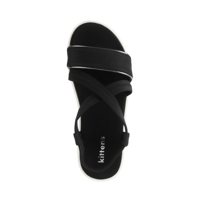 Kittens Girls Black Casual Sandals (SKU: 78-43-11-31)