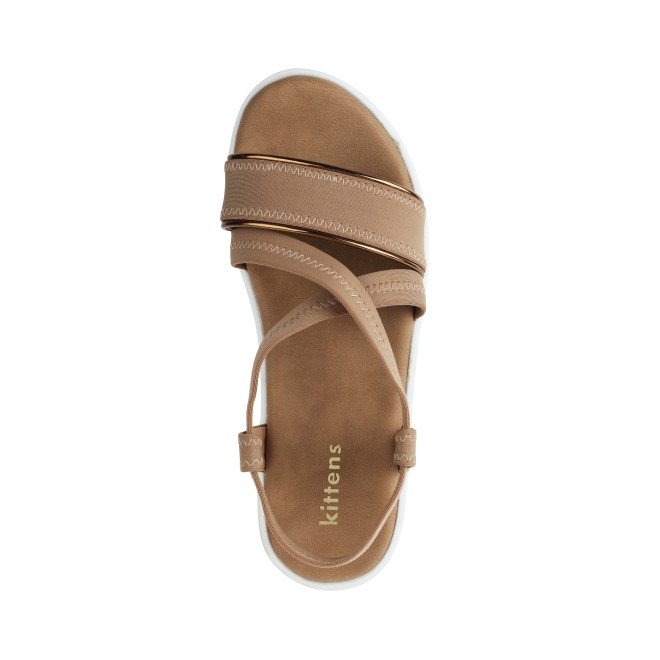 Kittens Girls Beige Casual Sandals (SKU: 78-43-20-31)