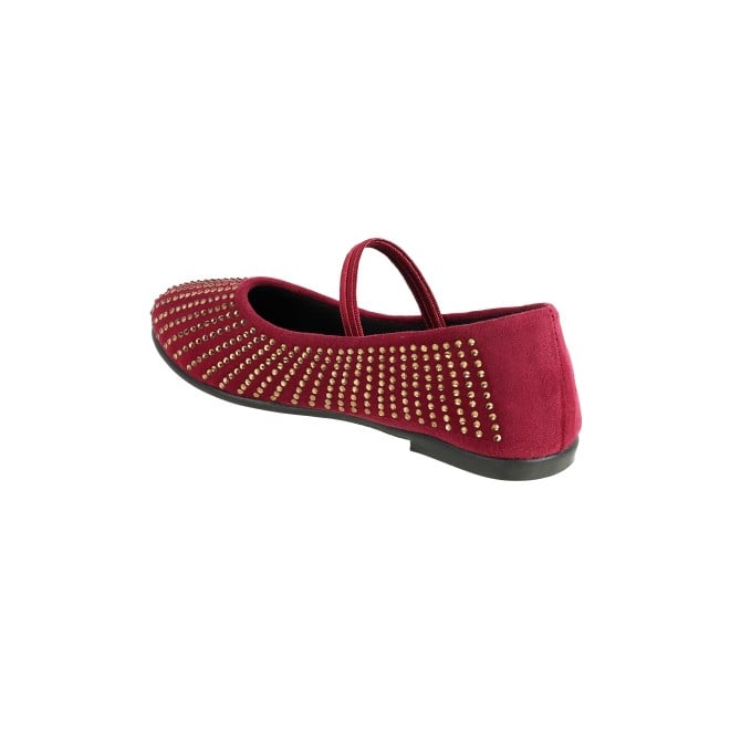 Kittens Girls Maroon Casual Ballerinas (SKU: 78-48-44-30)
