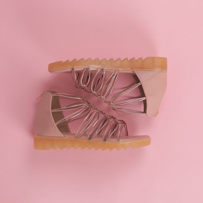 Kittens Girls Pink Casual Sandals (SKU: 78-5-24-30)
