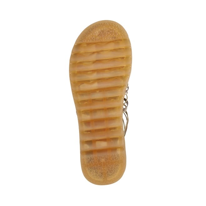 Kittens Girls Antic-gold Casual Sandals (SKU: 78-5-28-30)