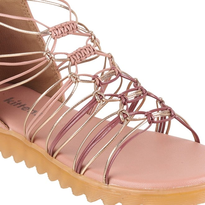 Kittens Girls Pink Casual Sandals (SKU: 78-5-24-30)