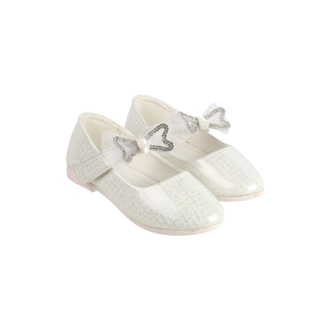 Kittens Girls White Casual Ballerinas (SKU: 78-5641-16-25)