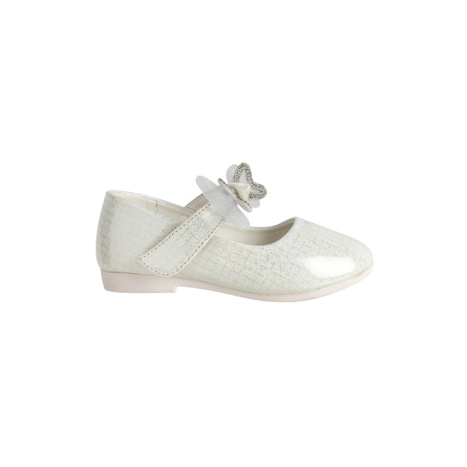 Kittens Girls White Casual Ballerinas (SKU: 78-5641-16-25)