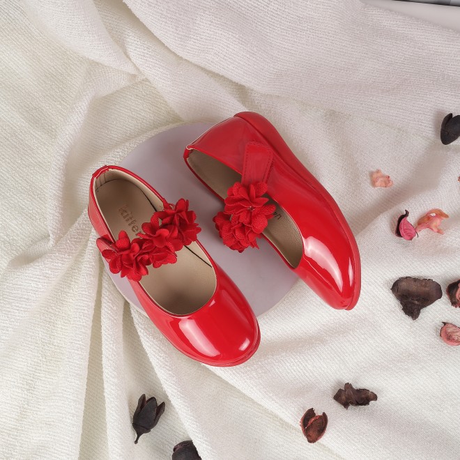 Kittens Girls Red Formal Ballerinas (SKU: 78-5665-18-25)