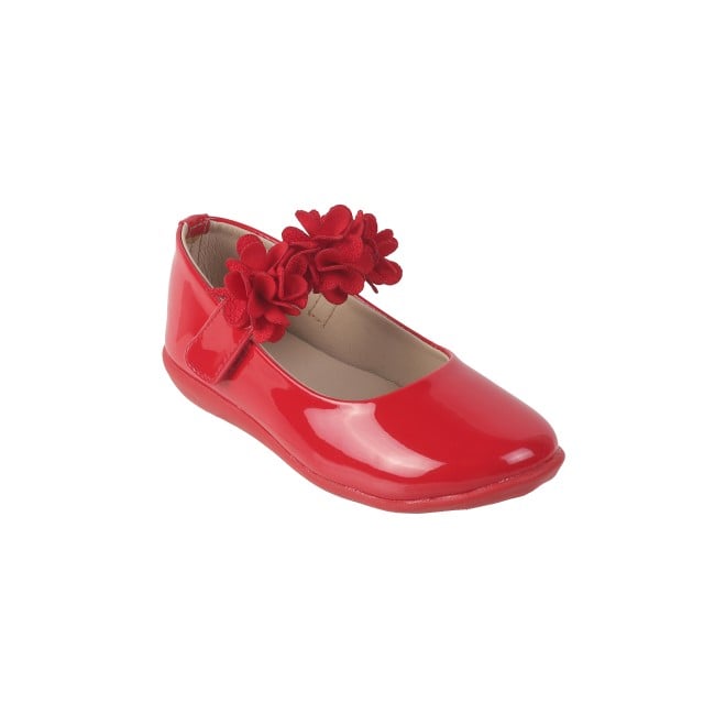 Kittens Girls Red Formal Ballerinas