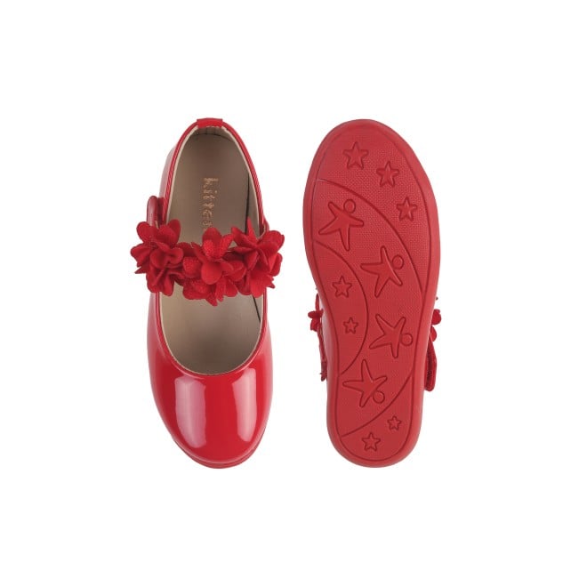 Kittens Girls Red Formal Ballerinas (SKU: 78-5665-18-25)