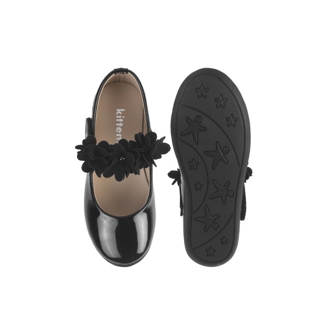 Kittens Girls Black-pat Formal Ballerinas (SKU: 78-5665-31-25)