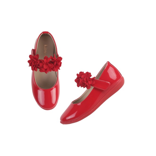 Kittens Girls Red Formal Ballerinas (SKU: 78-5665-18-25)
