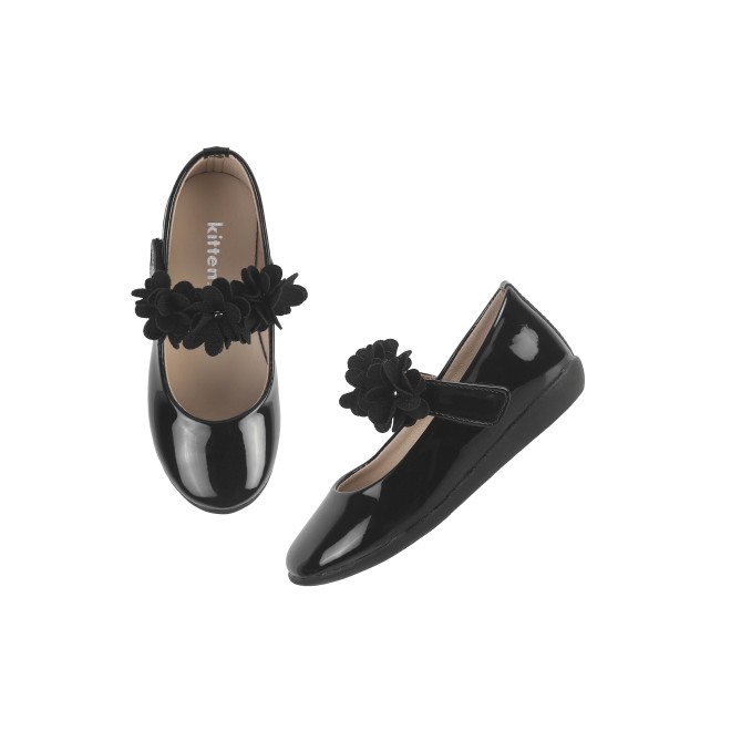 Kittens Girls Black-pat Formal Ballerinas (SKU: 78-5665-31-25)