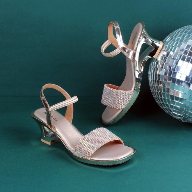 Kittens Girls Rose-gold Formal Sandals (SKU: 78-57106-52-30)